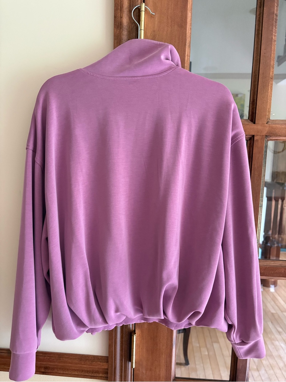 Athleta Seasoft Quarter-Zip Sweatshirt size XL - Picture 3 of 5